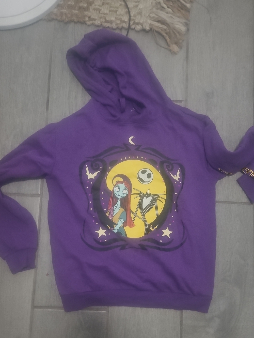 Purple Joggers with The Nightmare Before Christmas Characters Matching Hoodie